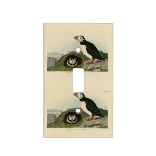 Atlantic Puffin from Audubon's Birds of America Light Switch Cover