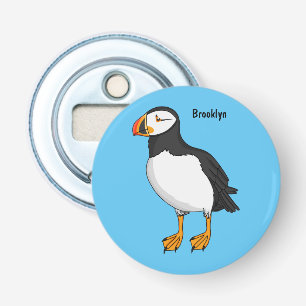Atlantic puffin illustration  bottle opener