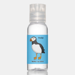 Atlantic puffin illustration hand sanitizer