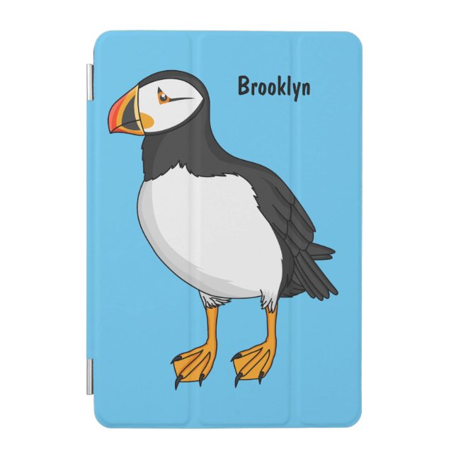 Atlantic puffin illustration  iPad mini cover (Front)