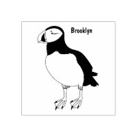 Atlantic puffin illustration