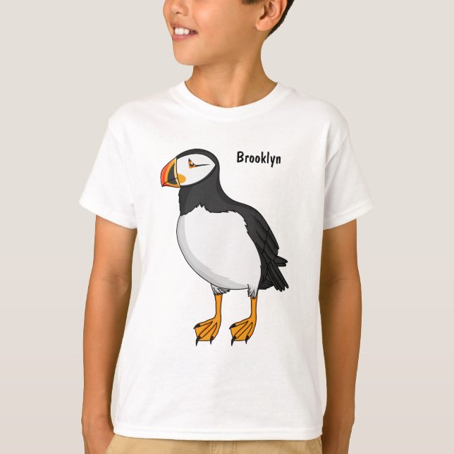Atlantic puffin illustration T-Shirt (Front)