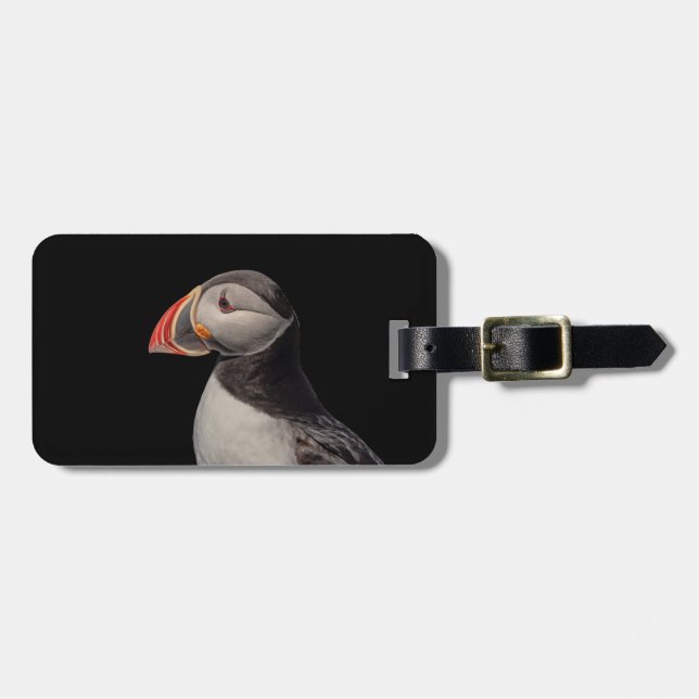 Atlantic Puffin in Machias, Maine Luggage Tag (Front Horizontal)