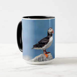 Atlantic Puffin in Machias, Maine Mug