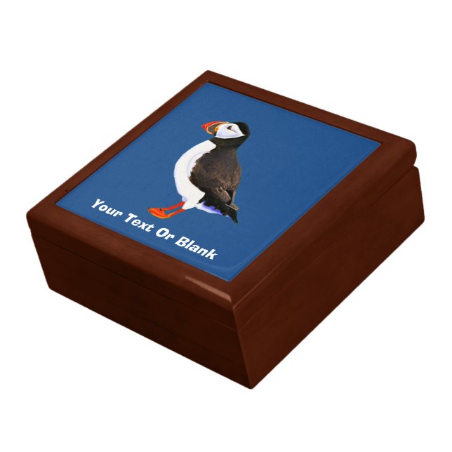 Atlantic Puffin Keepsake Box (Side)