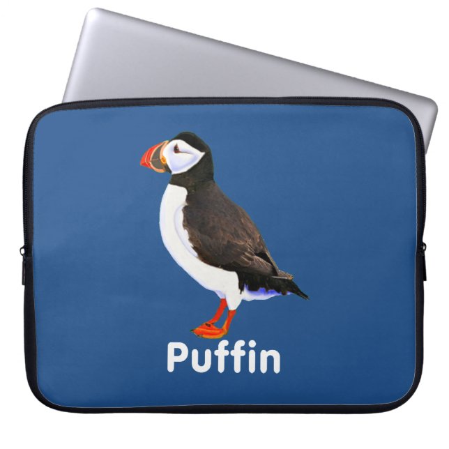 Atlantic Puffin Laptop Sleeve (Front)
