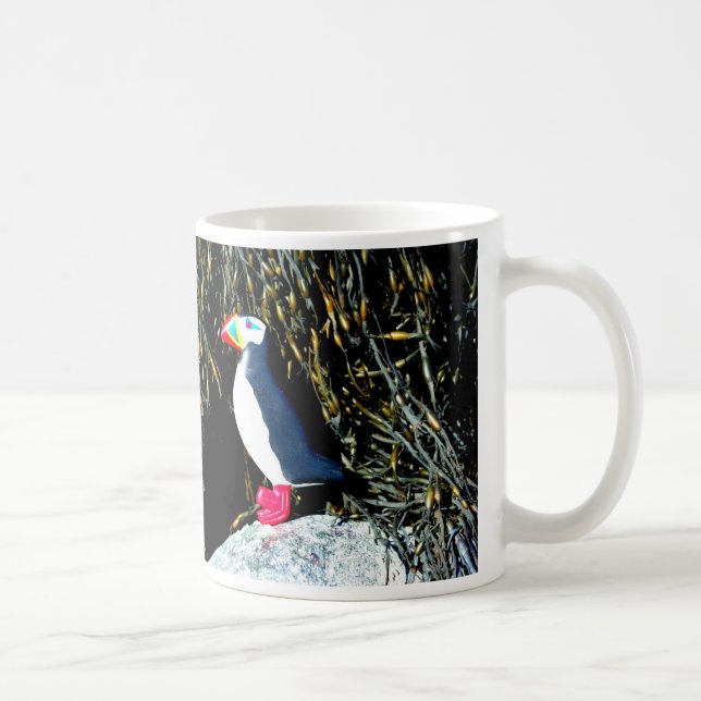 Atlantic puffin mug (Right)