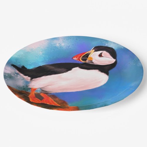 Atlantic Puffin Paper Plates