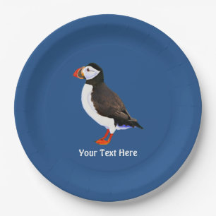 Atlantic Puffin Paper Plates
