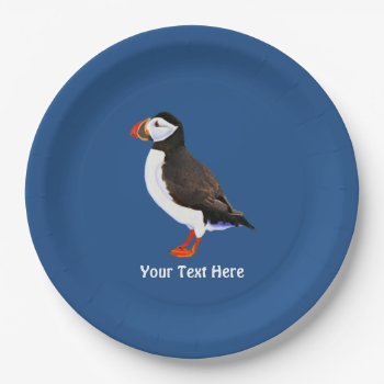 Atlantic Puffin Paper Plates by Bluestar48 at Zazzle