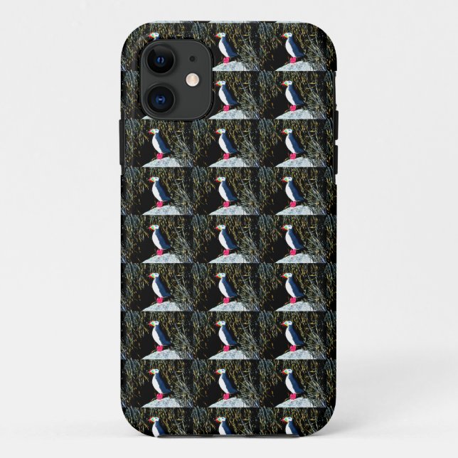 Atlantic puffin pattern case (Back)