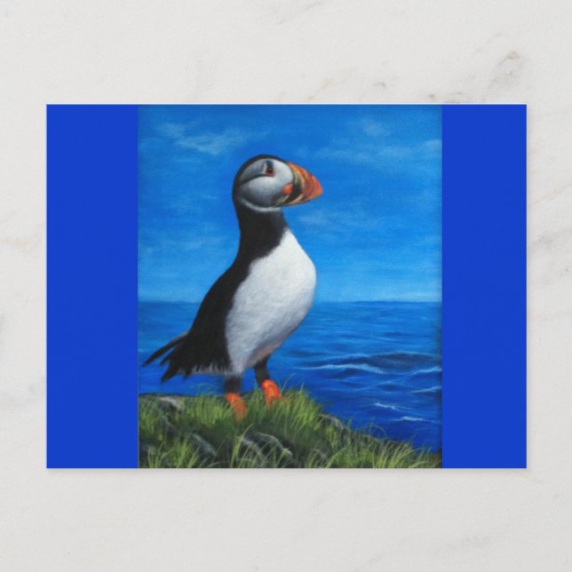 Atlantic Puffin Postcard (Front)