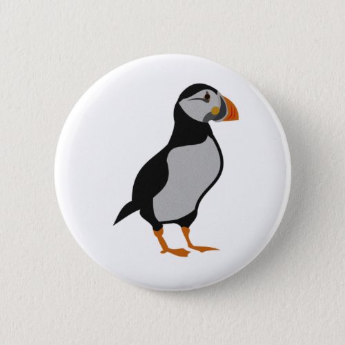 Atlantic Puffin Standing Button