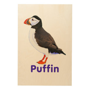 Atlantic Puffin Wood Wall Art
