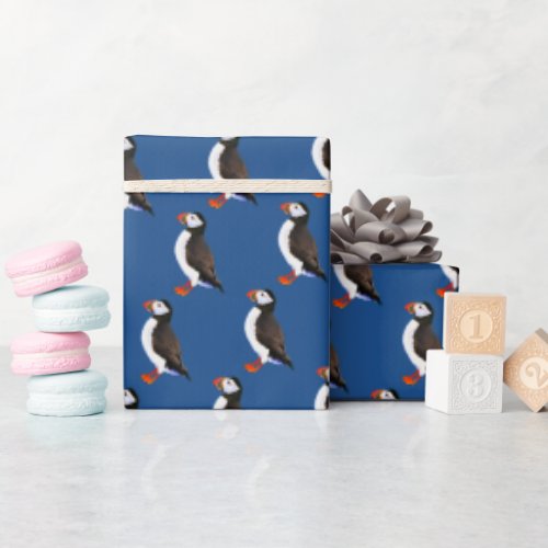 Atlantic Puffin Wrapping Paper