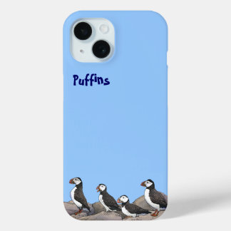 Atlantic Puffins iPhone 15 Case