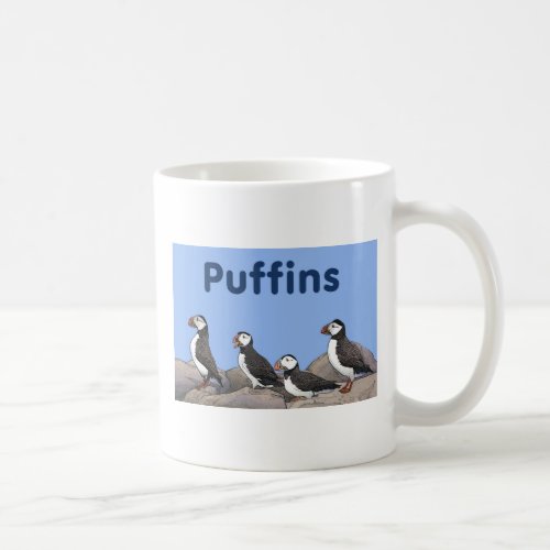 Atlantic Puffins Coffee Mug