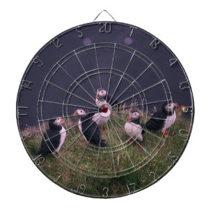 Atlantic Puffins Dart Board