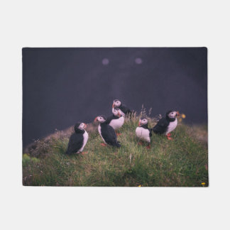 Atlantic Puffins Doormat