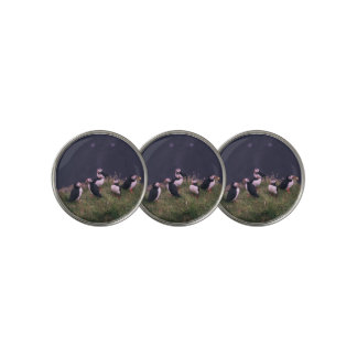 Atlantic Puffins Golf Ball Marker