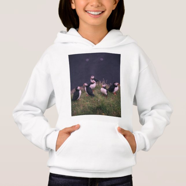 Atlantic Puffins Hoodie (Front)