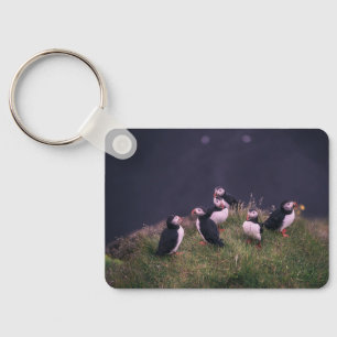 Atlantic Puffins Keychain