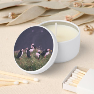 Atlantic Puffins Mini Candle Favors