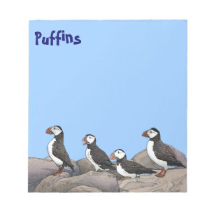 Atlantic Puffins Notepad