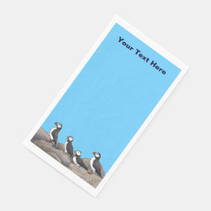 Atlantic Puffins Paper Guest Towels