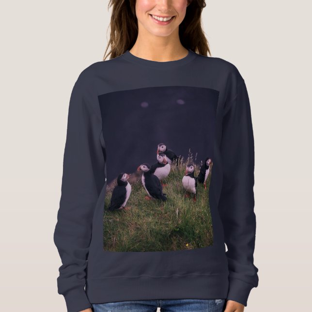 Atlantic Puffins Sweatshirt (Front)