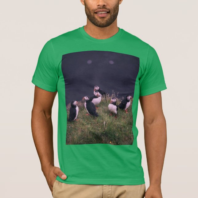 Atlantic Puffins T-Shirt (Front)