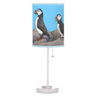 Atlantic Puffins Table Lamp