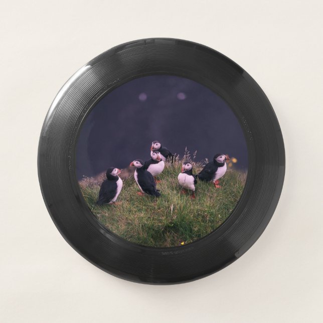 Atlantic Puffins Wham-O Frisbee (Front)