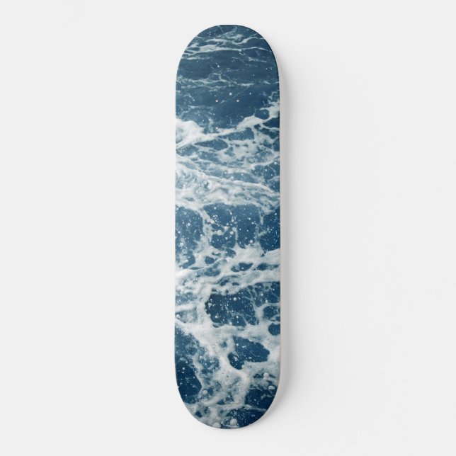 Atlantic Sea Waves Dream #2 #ocean #wall #decor Skateboard (Front)