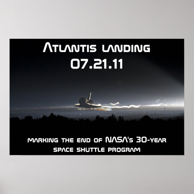 Atlantis landing 07.21.11 poster (Front)