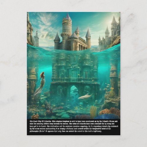 Atlantis Legend Postcard