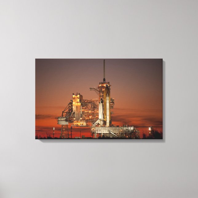 Atlantis Space Shuttle launch NASA Canvas Print (Front)