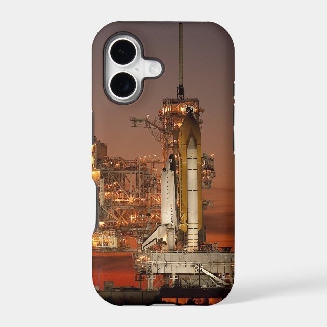 Atlantis Space Shuttle launch NASA Iphone Case (Back)
