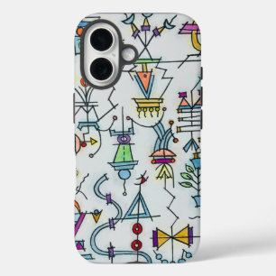 Atlantis Two-Whimsical Geometric Watercolor Art iPhone 16 Case