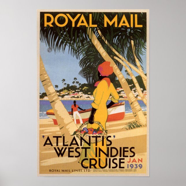 Atlantis West Indies Cruise Poster (Front)