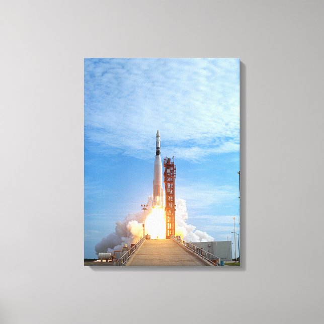 Atlas Agena target vehicle liftoff for Gemini 11 Canvas Print (Front)