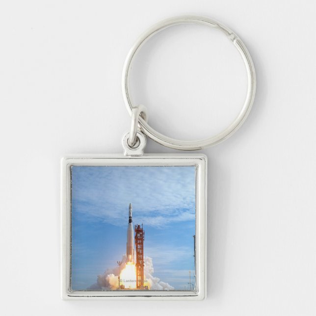 Atlas Agena target vehicle liftoff for Gemini 11 Keychain (Front)