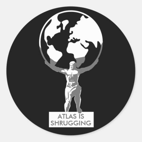 Atlas Classic Round Sticker