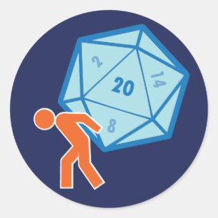 Atlas D20 Sticker