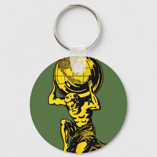 Atlas Keychain (Greek Mythology) (Front)