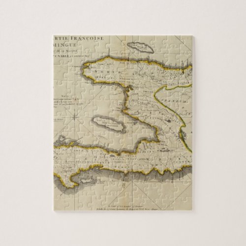 Atlas Map of Haiti Jigsaw Puzzle
