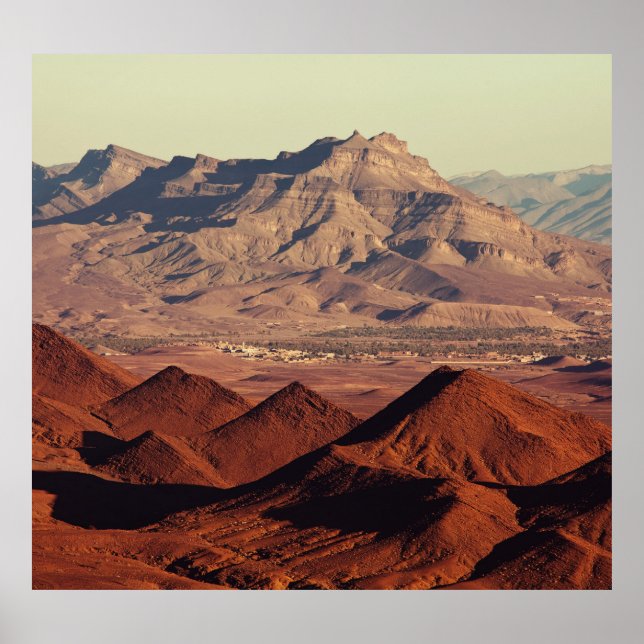 Atlas Mountain Landscapes Morocco Scenery Poster (Front)