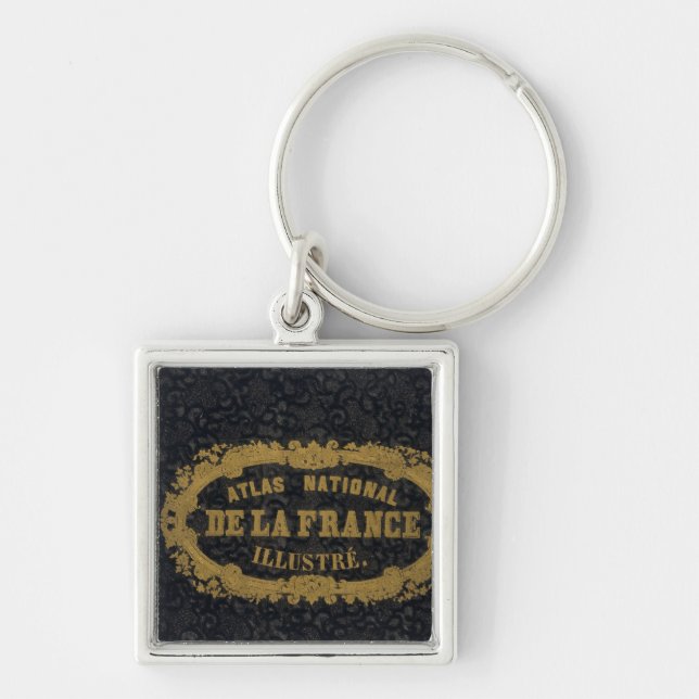 Atlas National De France Keychain (Front)