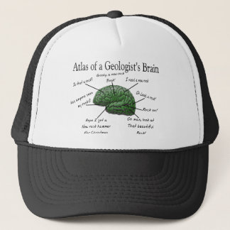 Atlas of a Geologist's Brain Funny Gifts Trucker Hat