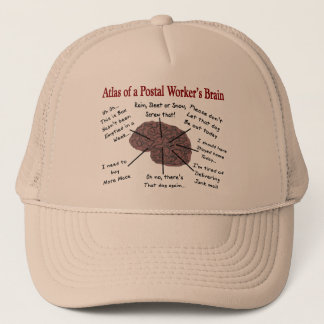 Atlas of a Postal Worker's Brain Trucker Hat